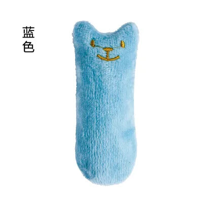 Dentes moagem catnip brinquedos engraçado interativo brinquedo de pelúcia gato animal de estimação gatinho mascar brinquedo vocal garras polegar mordida gato menta para gatos