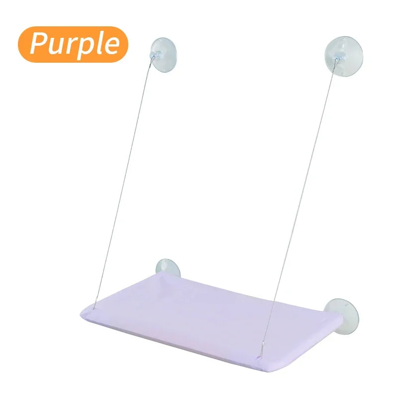 Camas de rede para gatos com tapete, cama para gatos, janela suspensa, assento para gatos, ninho confortável para animais de estimação, acessórios para gatos, suprimentos