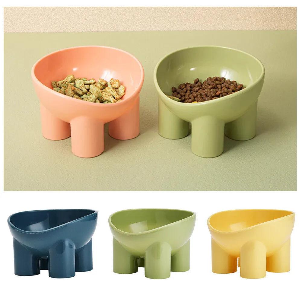 Comedouro Elevado para Gatos, Cães e Filhotes com Suporte para Ração e Água