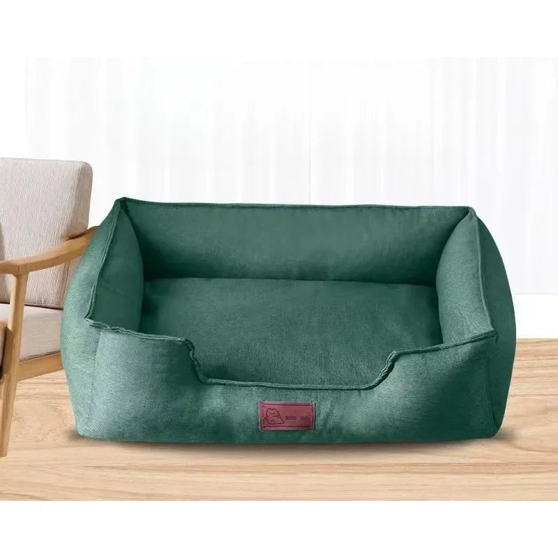 Camas para Cães e Gatos Removíveis e Laváveis, Resistentes a Mordidas e Arranhões, Colchões Confortáveis e Respiráveis para Animais de Estimação para Todas as Estações