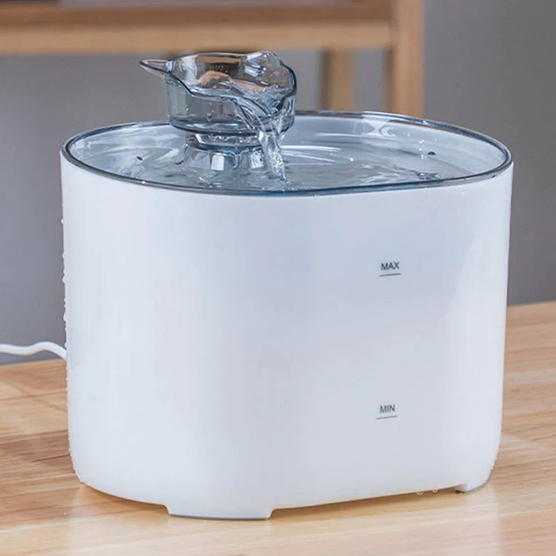 Fonte de água para gatos, recirculação automática, filtring, dispensador de água para cães, usb, bomba elétrica silenciosa, orelha de gato, animais de estimação, fonte potável