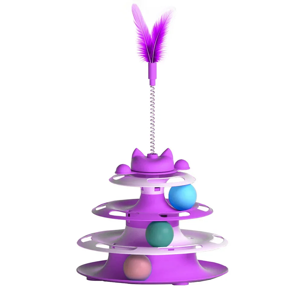 Brinquedos para animais de estimação, brinquedos para gatos, auto-hey, aliviar o tédio, plataforma giratória para gatos, bastão engraçado para gatos, gatos engraçados, gatos, suprimentos engraçados para bolas de gatos
