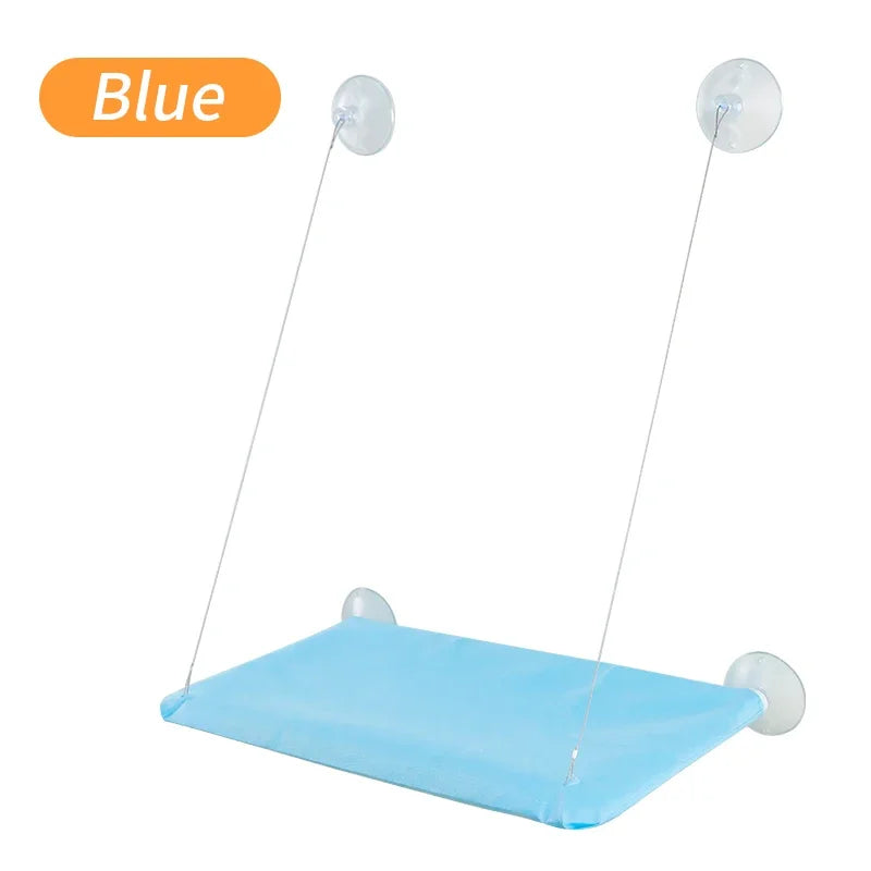 Camas de rede para gatos com tapete, cama para gatos, janela suspensa, assento para gatos, ninho confortável para animais de estimação, acessórios para gatos, suprimentos