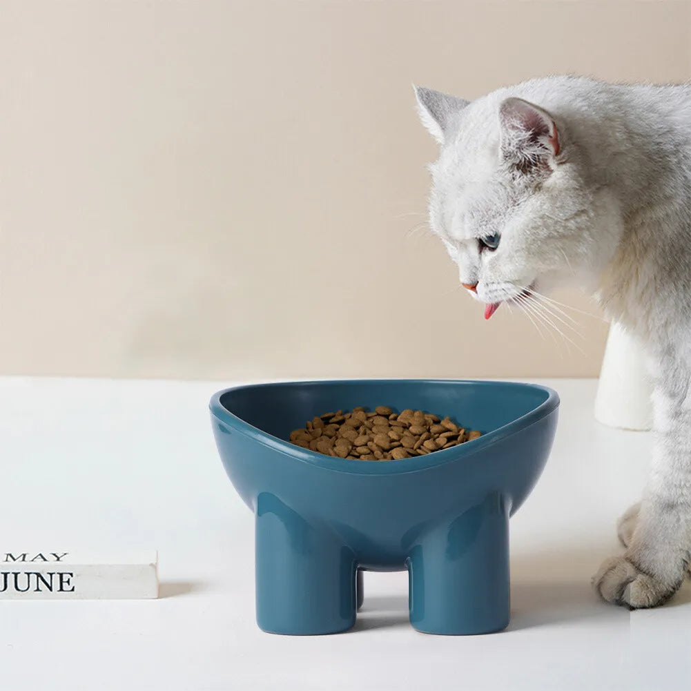 Comedouro Elevado para Gatos, Cães e Filhotes com Suporte para Ração e Água