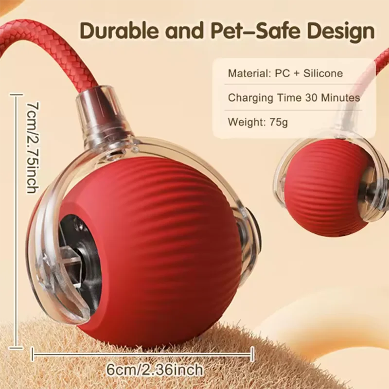 Os brinquedos para gatos quentes são provocando automaticamente bolas de gato e palitos e carrapatos para gatos e brinquedos para animais de estimação resistentes ao desgaste e morder