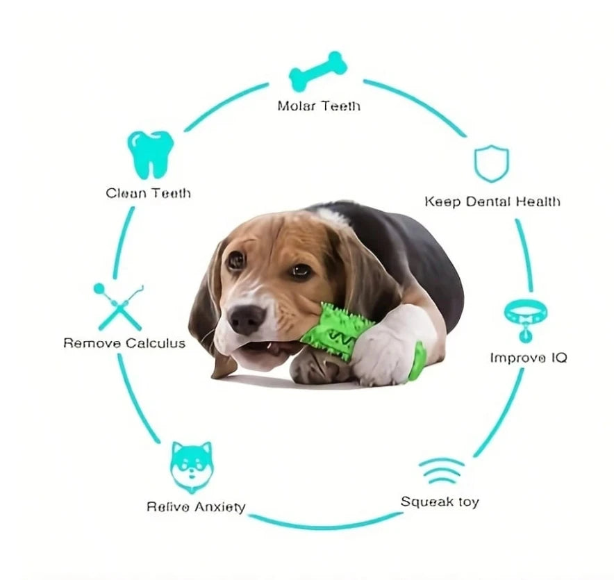 Presente para cachorro - Brinquedo para mastigar dentes, fornecendo cuidados bucais completos para cães que amam mastigar e prevenir a acumulação do tártaro