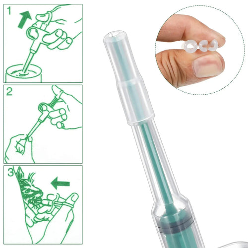 Aplicador de Comprimidos para Cães e Gatos – Dispensador de Medicamentos com Êmbolo para Administração Segura