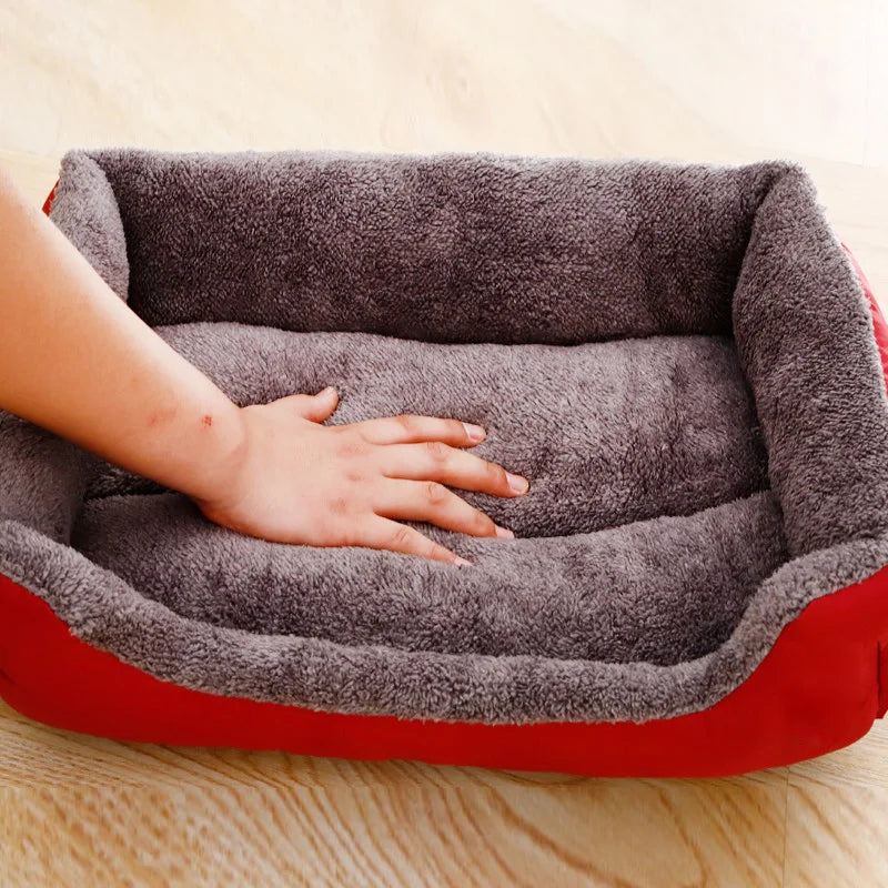 Camas para Cães em Cores Doces, Colchões Vibrantes para Animais de Estimação, Sacos de Dormir Quentes para Gatos e Cães Grandes, Médios e Pequenos