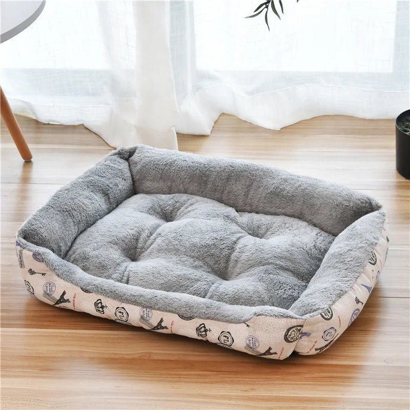 Camas para Cães em Cores Doces, Colchões Vibrantes para Animais de Estimação, Sacos de Dormir Quentes para Gatos e Cães Grandes, Médios e Pequenos
