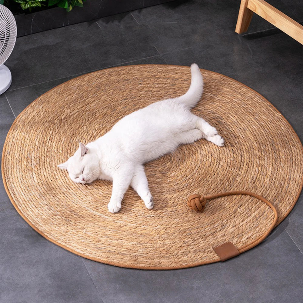 Tapete Arranhador de Sisal para Gatos – Protetor de Sofá e Móveis para Afiar as Unhas