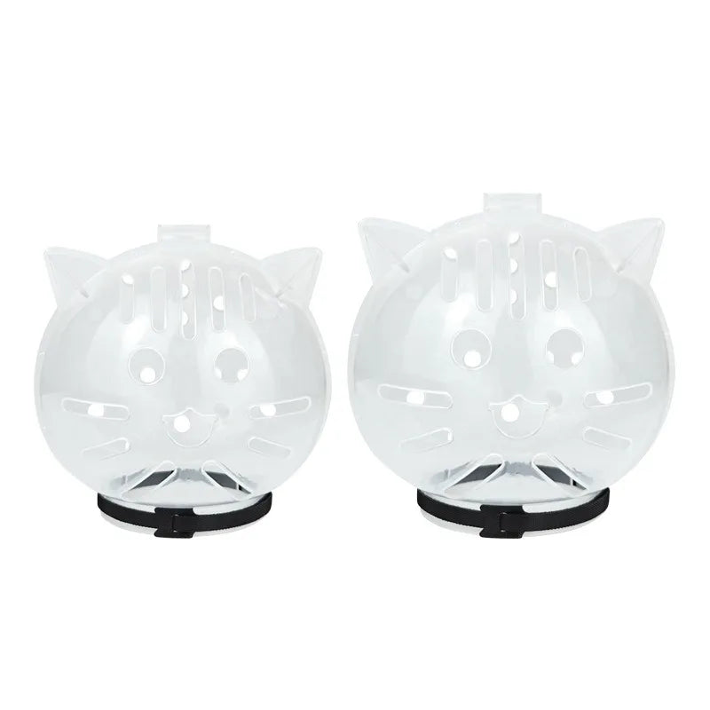 Capa Protetora em Forma de Cone para Gatos, Anti-Lambida, Anti-Mordida, Anti-Risco, Capuz Esférico Macio para Recuperação Pós-Cirúrgica