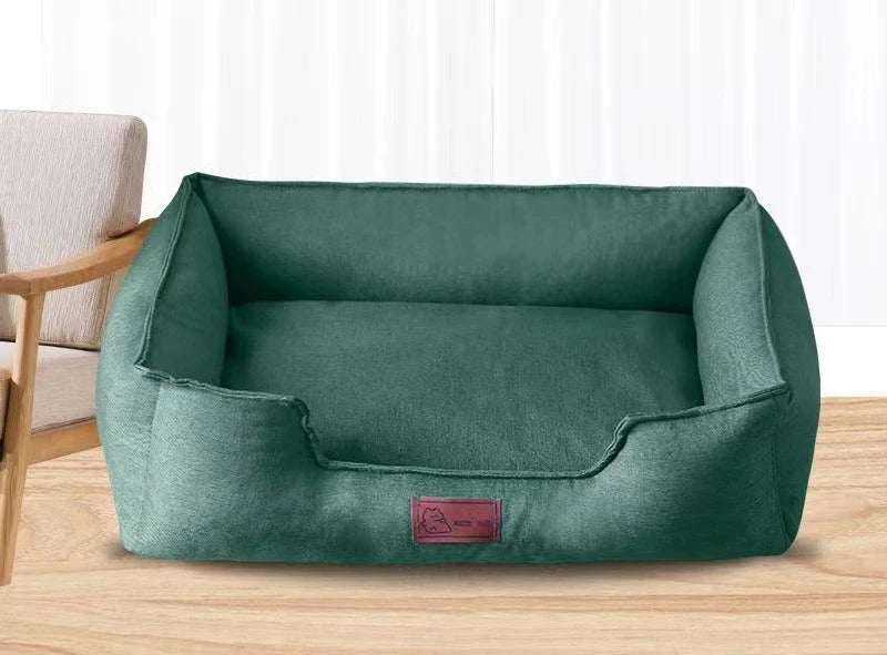 Camas para Cães e Gatos Removíveis e Laváveis, Resistentes a Mordidas e Arranhões, Colchões Confortáveis e Respiráveis para Animais de Estimação para Todas as Estações