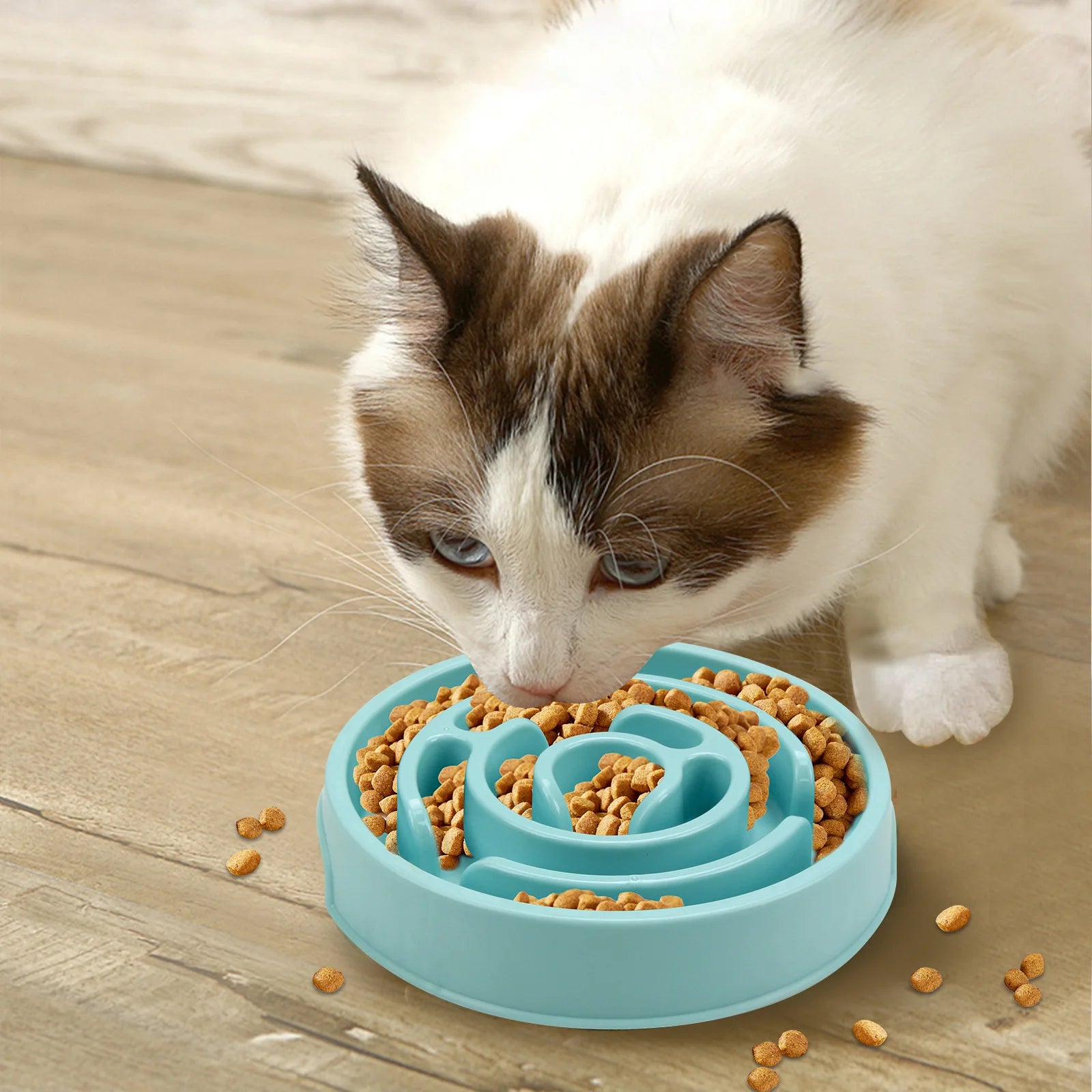 Tigela de comida lenta para animais de estimação – antiderrapante e durável – adequada para animais de estimação de todos os tamanhos