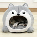 Cama para Gatos com Design de Desenho Animado, Cesto para Cães, Tenda, Caverna para Filhotes, Sofá, Cama para Animais de Estimação, Casa para Gatos Pequenos e Médios, Caverna Aconchegante para Gatinhos, Almofada