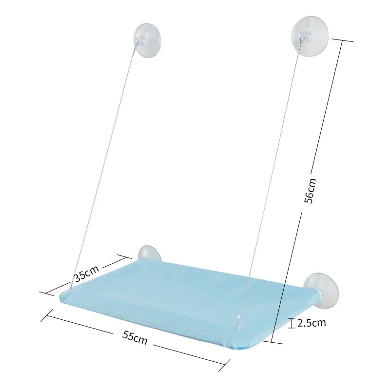 Camas de rede para gatos com tapete, cama para gatos, janela suspensa, assento para gatos, ninho confortável para animais de estimação, acessórios para gatos, suprimentos