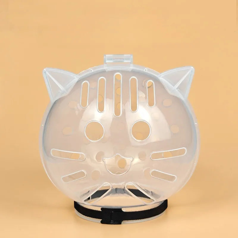 Capa Protetora em Forma de Cone para Gatos, Anti-Lambida, Anti-Mordida, Anti-Risco, Capuz Esférico Macio para Recuperação Pós-Cirúrgica